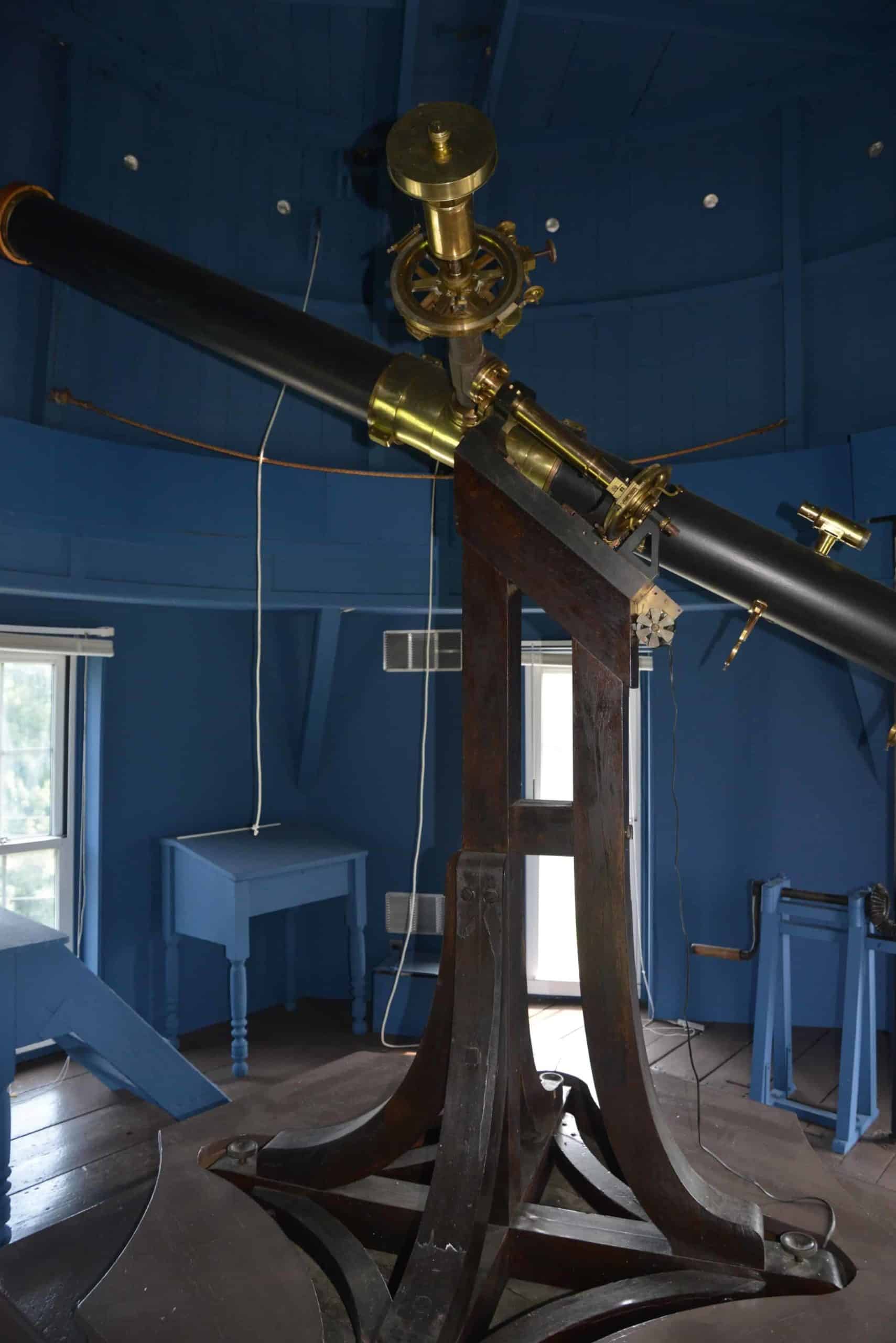 Williams College's 19th-century Alvan Clark telescope. Image courtesy of Professor Jay Pasachoff