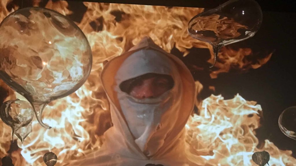 The artist Cassells set themselves on fire to create this film installation, showing in Suffering from Realness at Mass MoCA.