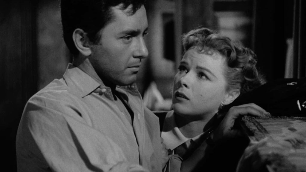 Sally Forrest and Leo Penn appear in Ida Lupino's 1949 film Not Wanted.