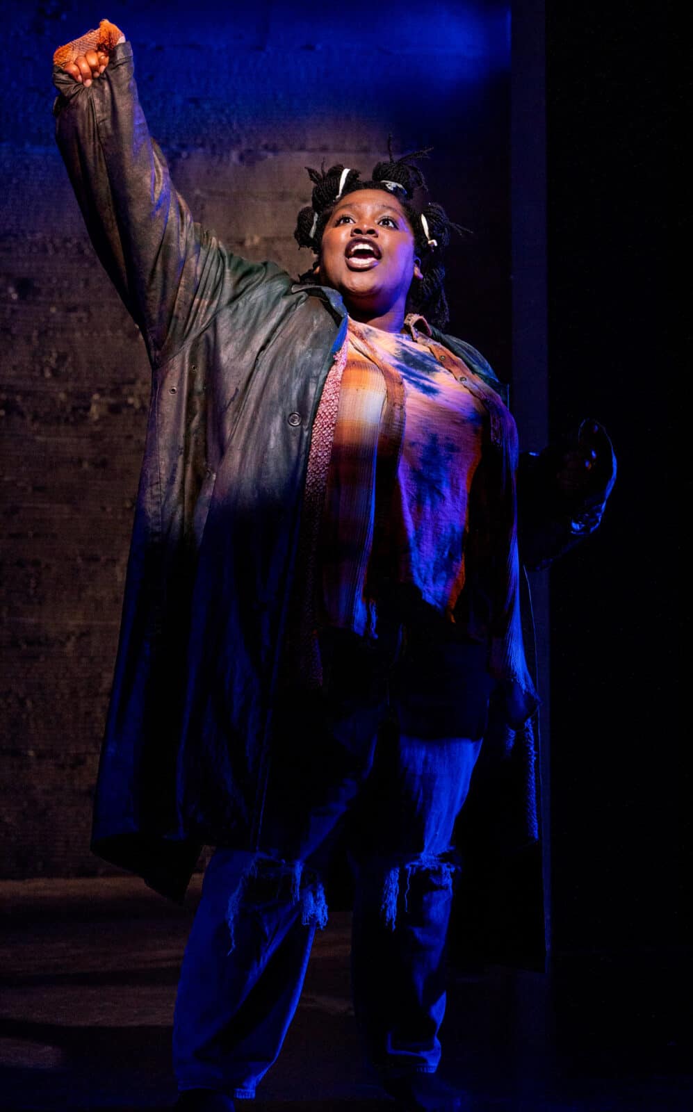 Salome B Smith calls for change in A New Brain. Press photo courtesy of Barrington Stage Company
