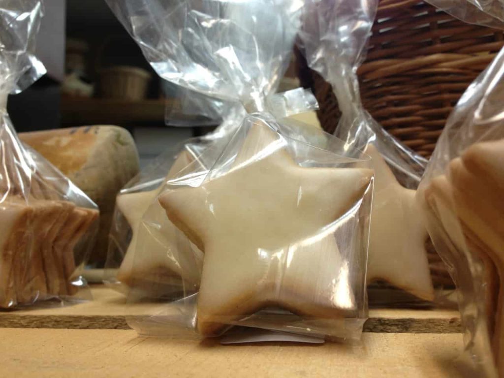 Shortbread stars will go meltingly with hot coffee at Bakkerij Krijnen, the Dutch-inspired bakery in Bennington, Vt.