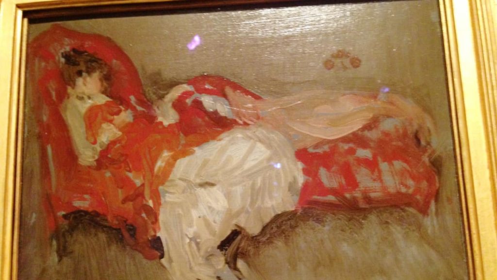James Abbott McNeill Whistler's 'Siesta' at Williams College Museum of Art.