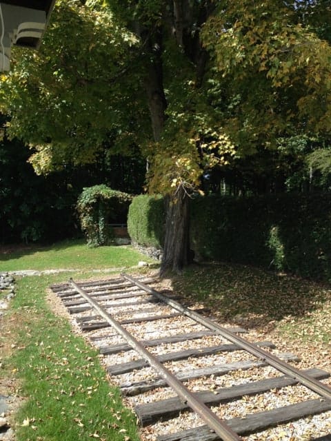 French had a short rail track laid outside his studio for moving his sculptures into the sun. Photo by Kate Abbott