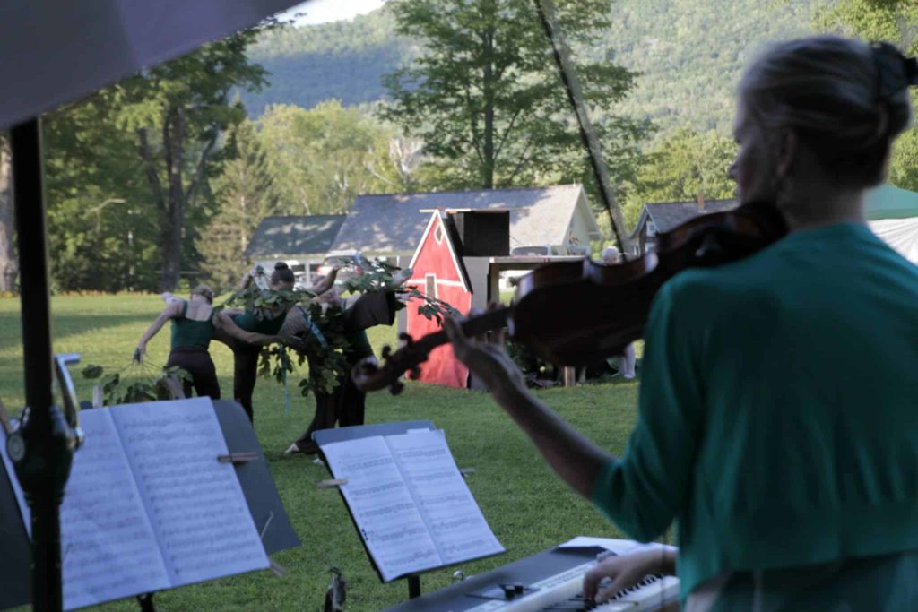 Musicians perform at the Marble House in Dorset, Vt. Photo courtesy of Marble House Project