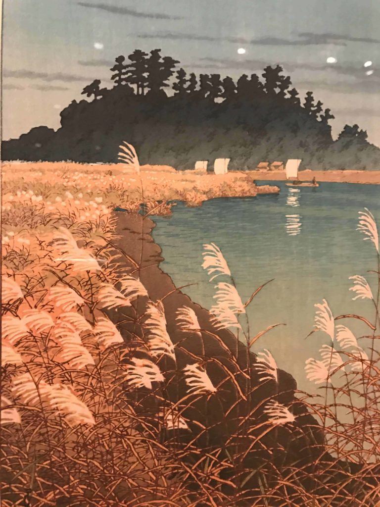 Kawase Hasui's Late Autumn in Itchikawa appears at the Clark Art Institute.