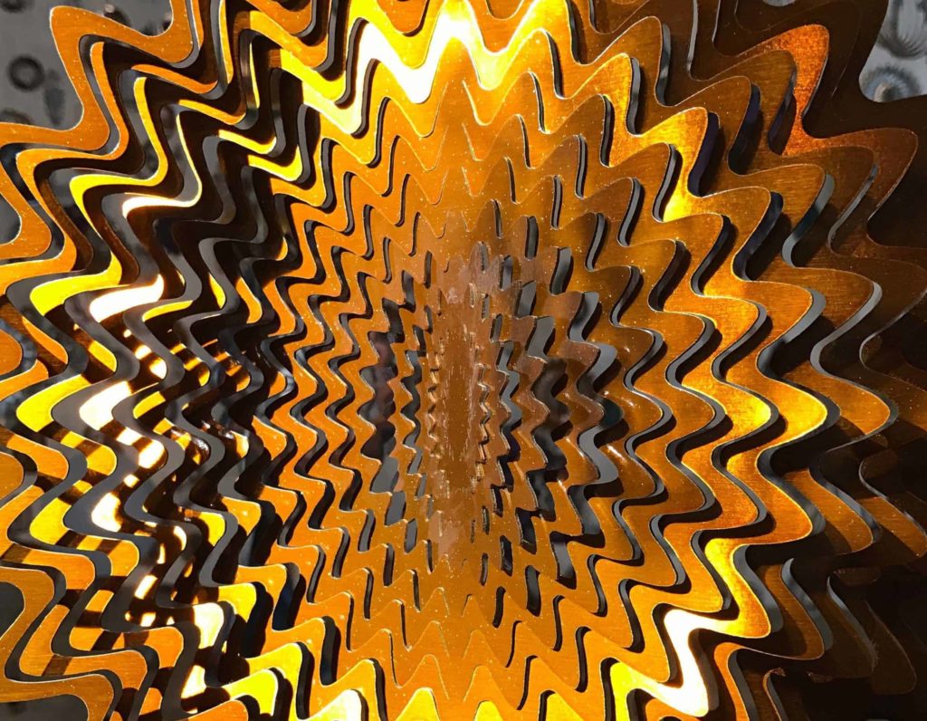 A radiating star gleams in Nick Cave's installation Until at Mass MoCA.