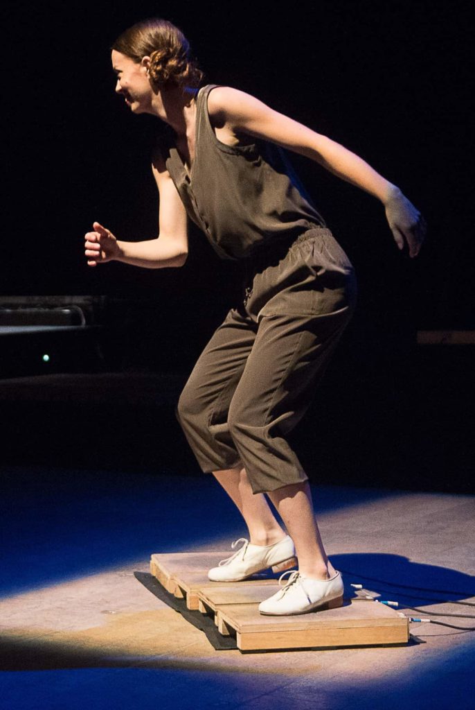 Tap artist Michelle Dorrance, above, has curated an evening with international tap artist at Jacob's Pillow Dance Festival in Becket. Photo courtesy of Jacob's Pillow