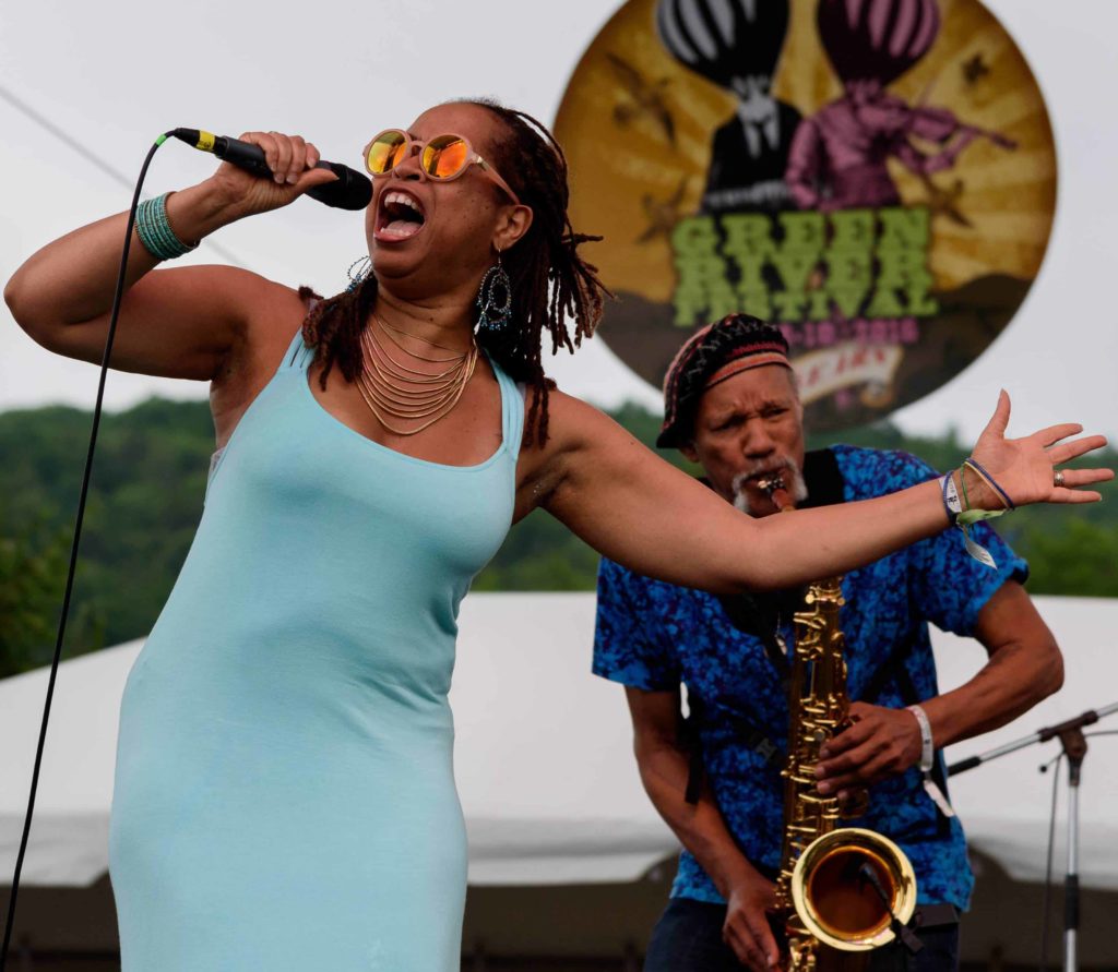 New Orleans jazz and blues artist Samirah Evans will join saxophonist Charles Neville at Flavours of Malaysia on Oct. 13. Photo courtesy of Pittsfield CityJazz