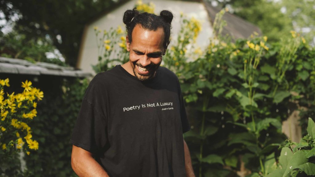 Awardwinning poet Ross Gay read from his work on a spring day at Bennington College.
