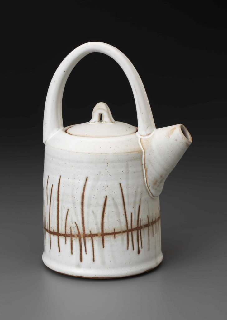 Hilltown artist Tiffany Hilton's glazed teapot gives a flavor of the open studios in the Asparagus Valley Pottery Trail.