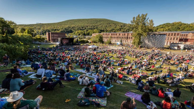 The Del McCoury Band performs during the FreshGrass Bluegrass Festival at Mass MoCA in North Adams.