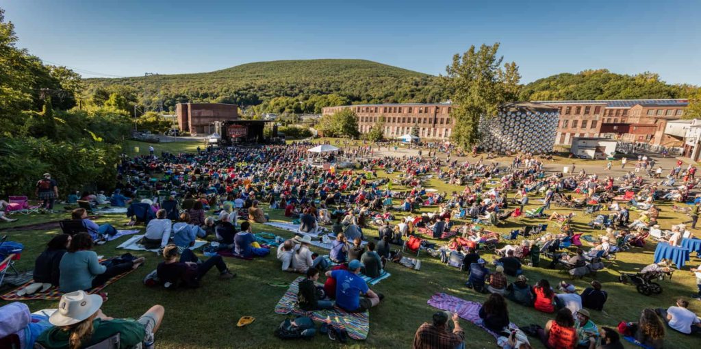 The Del McCoury Band performs during the FreshGrass Bluegrass Festival at Mass MoCA in North Adams.