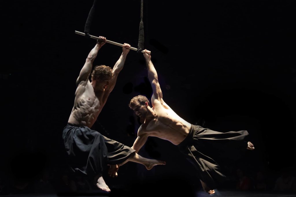 Brisbane-based Circa, contemporary Australian circus, performs new work to live music at Jacob's Pillow International Dance Festival in Becket in 2019.