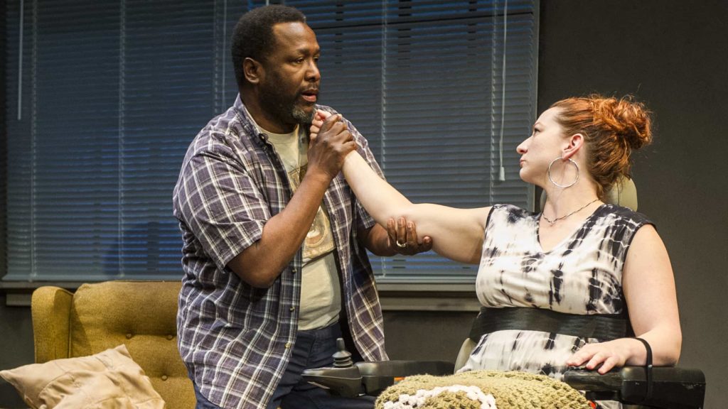 Wendell Pierce and Katy Sullivan appear in Martyna Majok's 'Cost of Living' at Williamstown Theatre Festival.