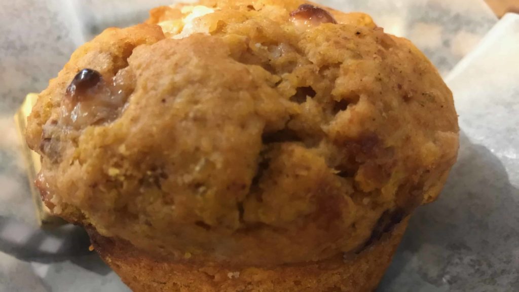Brew Haha café and coffee shop in North Adams is known for its original muffins, including pumpkin chip.