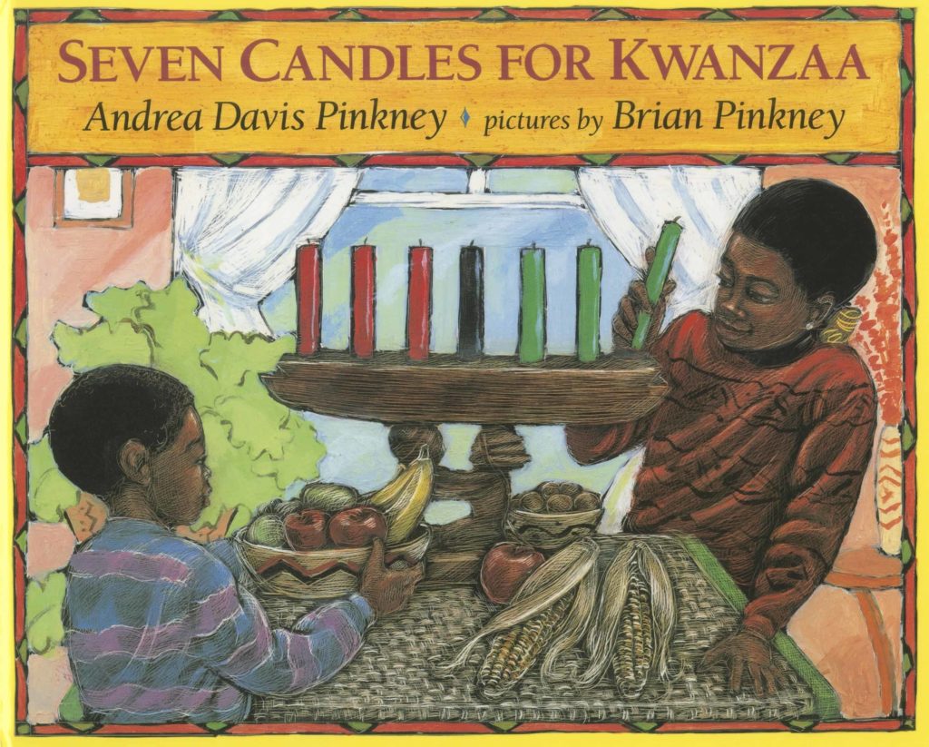 Writer Andrea Davis Pinkney and artist Brian Pinkney tell the story of their family's Kwanzaa celebrations at the Norman Rockwell Museum.