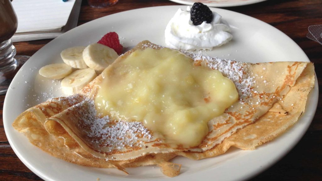 Cremes with lemon curd offer a European warmth with a country treat at Pleasant and Main in Housatonic.