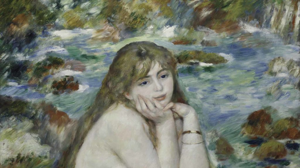 Renoir's 'Seated Bather' appears in The Body, the Senses at the Clark Art Institute in summer 2019.