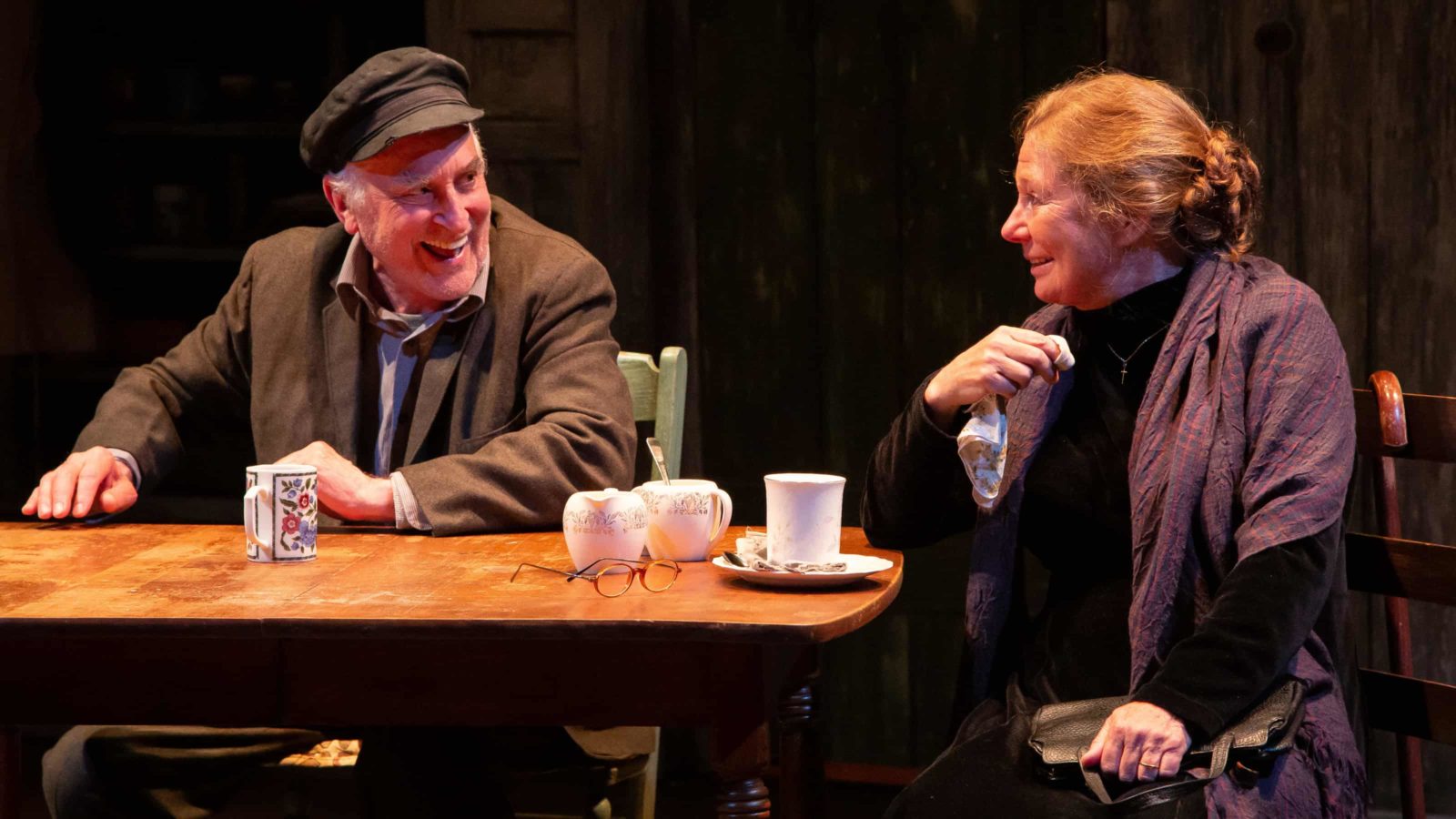 Jeffrey DeMunn and Deborah Hedwall appear in Berkshire Theatre Group's production of Outside Mullingar.