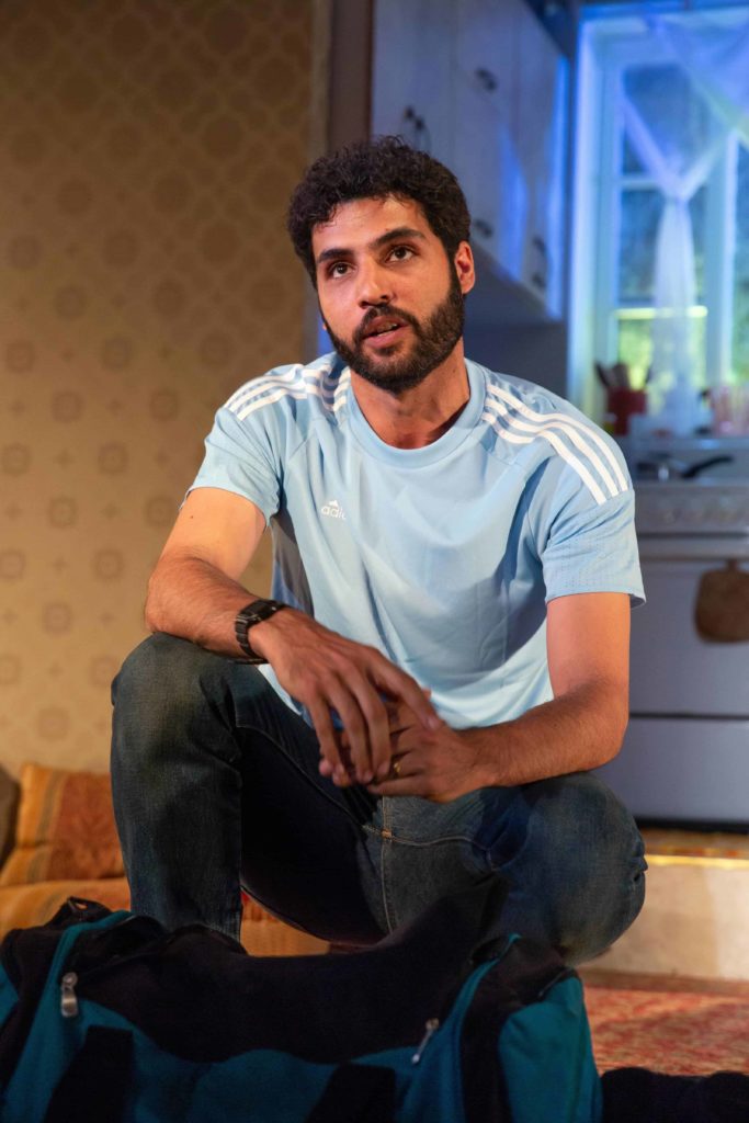 Babak Tafti appears as Taroon in 'Selling Kabul' at Williamstown Theatre Festival. Photo by Joseph O'Malley.