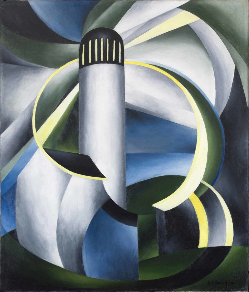 Ida O'keeffe's Variation on a Lighthouse Theme IV appears at the Clark Art Institute.