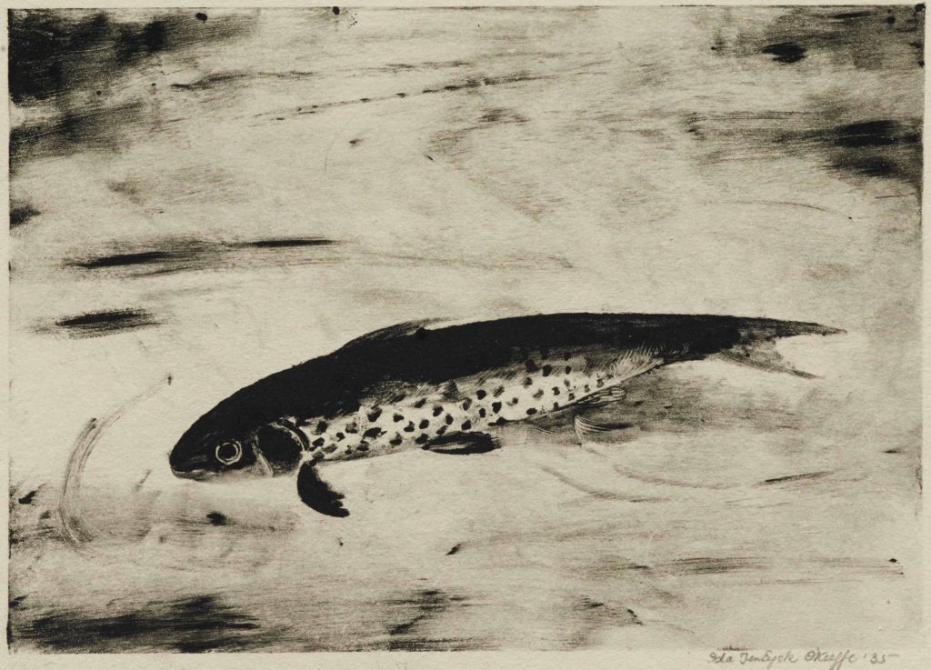 Ida O'keeffe's The Fish appears at the Clark Art Institute. Courtesy of the collection of Allison Webster Kramer.