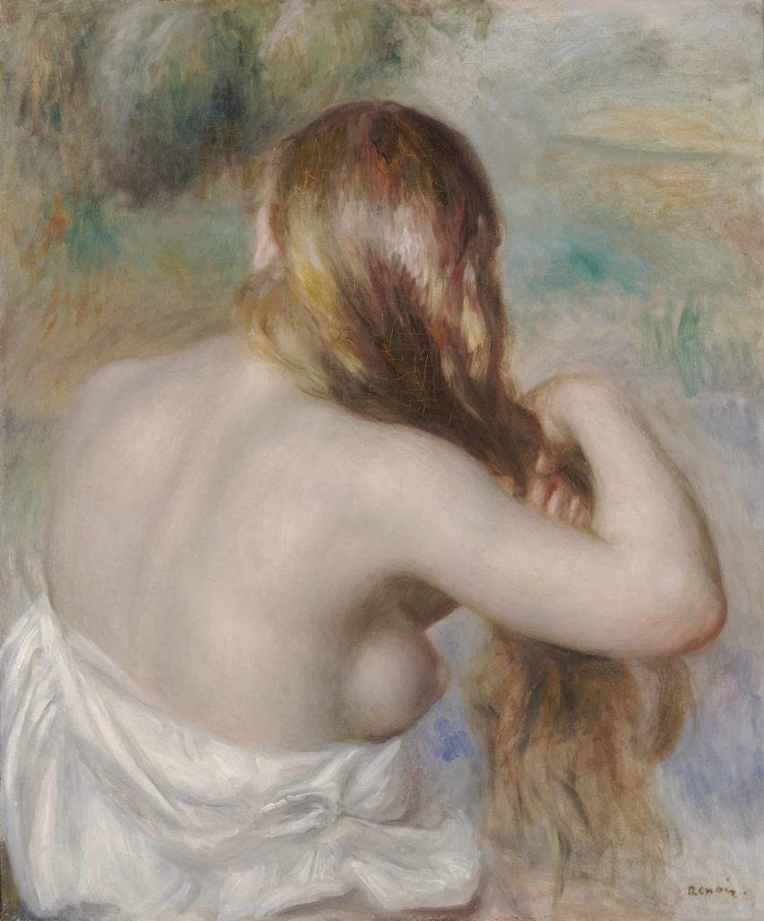 Renior's Woman Combing Hair appears in The Body, the Senses at the Clark Art Institute.