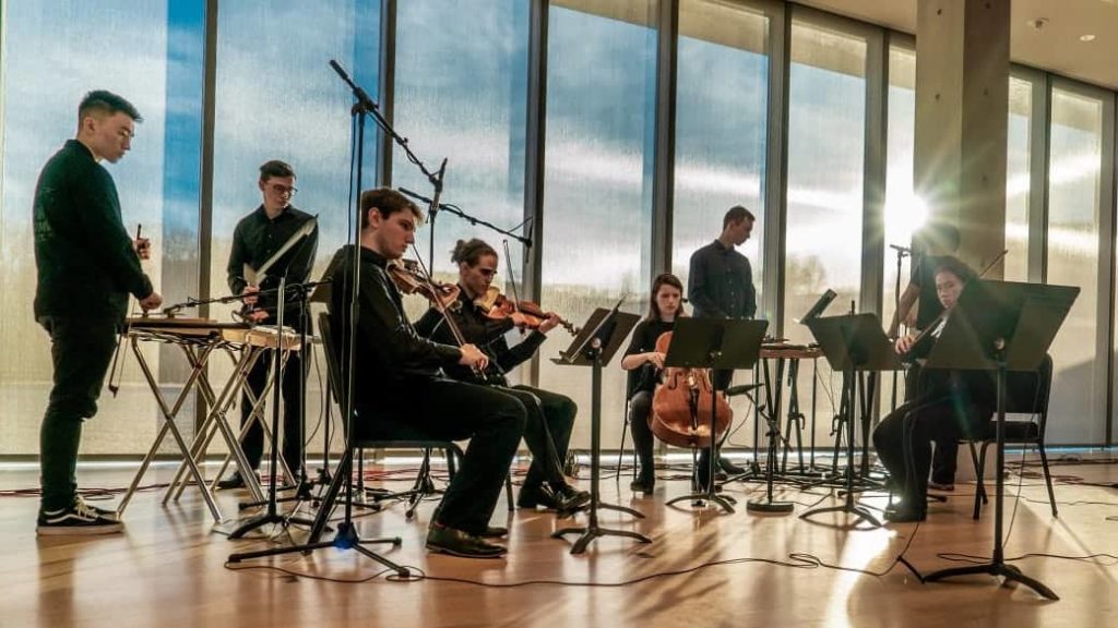 I/O Ensemble performs at the clark Art Institute. Phot courtesy of Williams College
