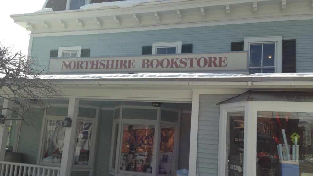 Northshire Bookstore on a winter day in Manchester, Vt.