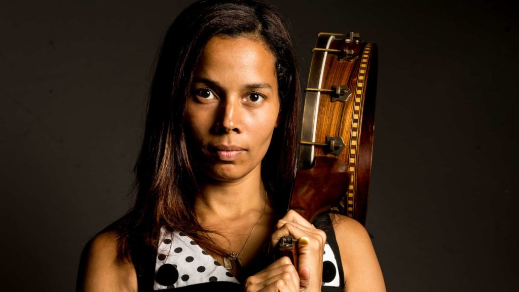 Nationally acclaimed vocalist, musician and composer Rhiannon Giddens will talk with the Boston Pops. Press photo courtesy of the Boston Symphony Orchestra.