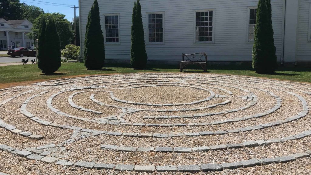 A labyrinth lies at the center of Sheffield.