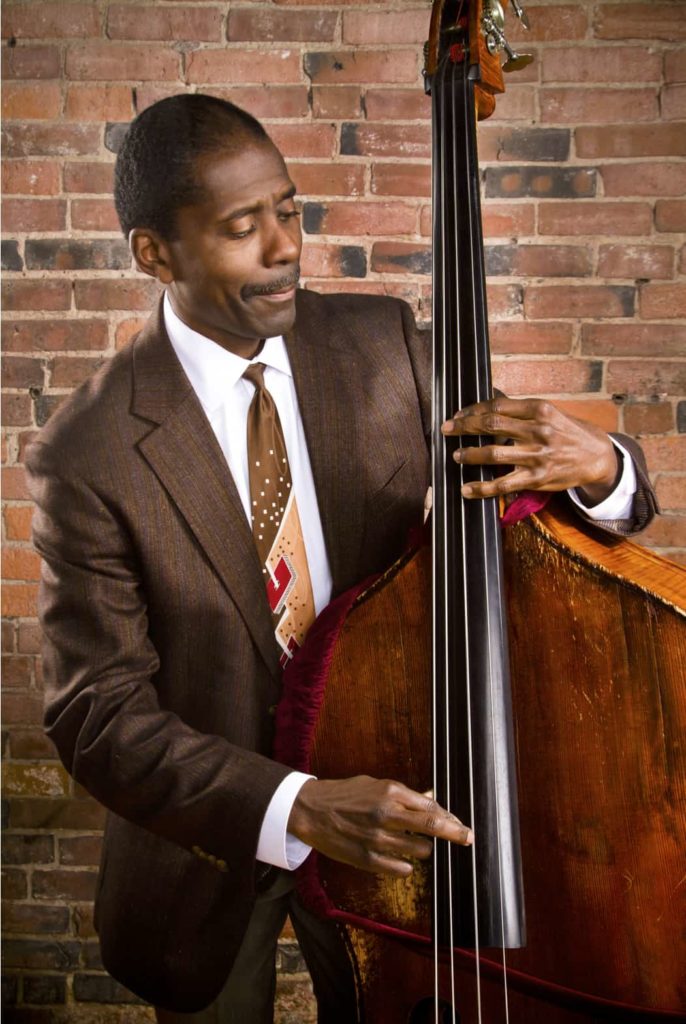 Nationally recognized standing bass musician and composer Avery Sharpe has released a new album honoring 400 years of Black American history. Press images courtesy of the artist.