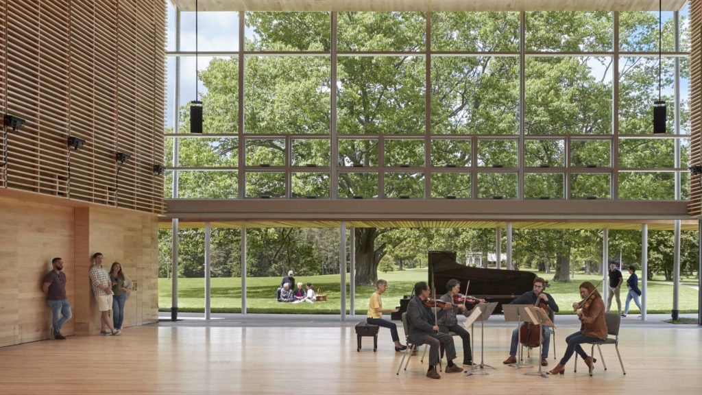 The Tanglewood Learning Institute holds events year-round. Press photo courtesy of the Boston Symphony Orchestra.
