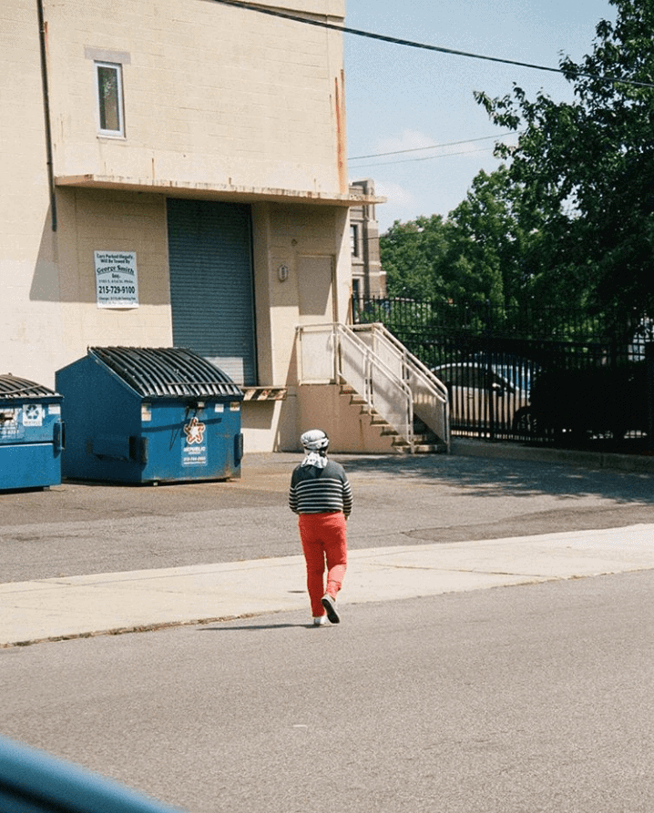 Child walking in North Philadelphia