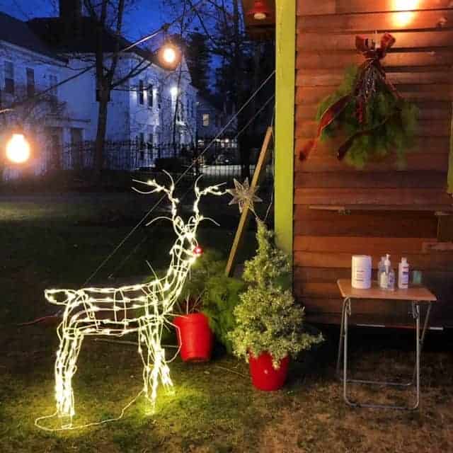 Miracle on Walker Street serves holiday fare with music and lights. Press photo courtesy of Mill Town Capital.