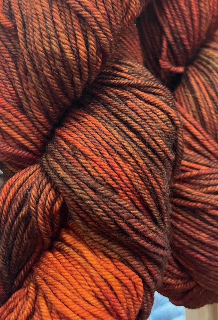 Wools spun from natural fibers glow with warm color at Spinoff in North Adams.
