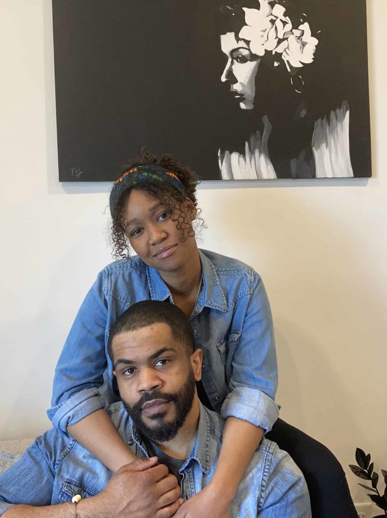 Boston-based actors Elle Borders and Brandon G. Green are a couple in real life as well as on stage. Press photo courtesy of the actors and WAM.