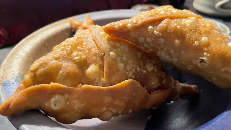 The Sangar family who own Sangar General Store in Windsor make fresh samosas and pastries every day.