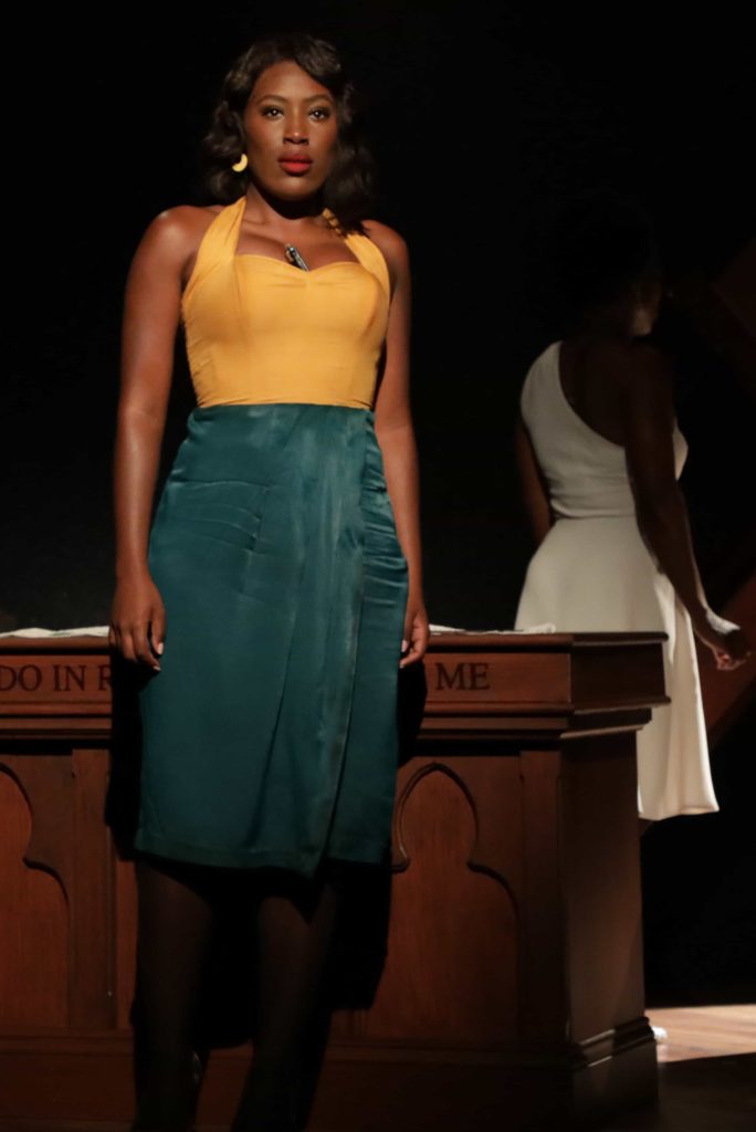 Najah Hetsberger, known in the Berkshires from Berkshire Theatre Group's acclaimed production of 'Godspell,' performs as Sweet Thing in 'Nina Simone: Four Women.' Press photo courtesy of BTG