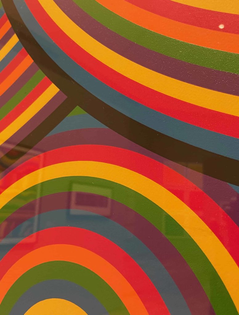 Sol LeWitt's Color Band prints appears in Strict Beauty at the Williams College Museum of Art. Press image courtesy of WCMA.