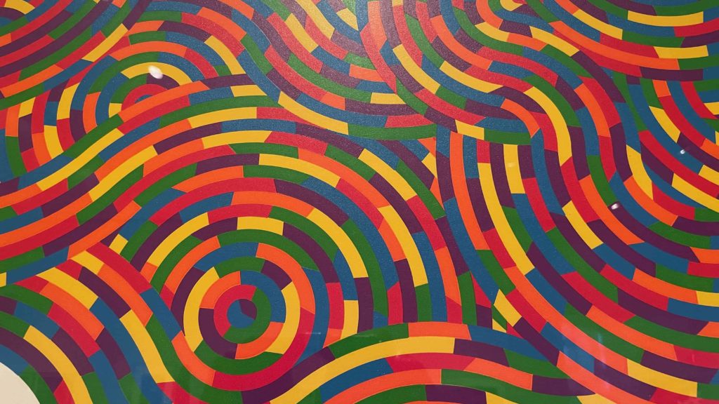Sol LeWitt's Twirls and Swirls appears in Strict Beauty at the Williams College Museum of Art. Press image by Kate Abbott courtesy of WCMA
