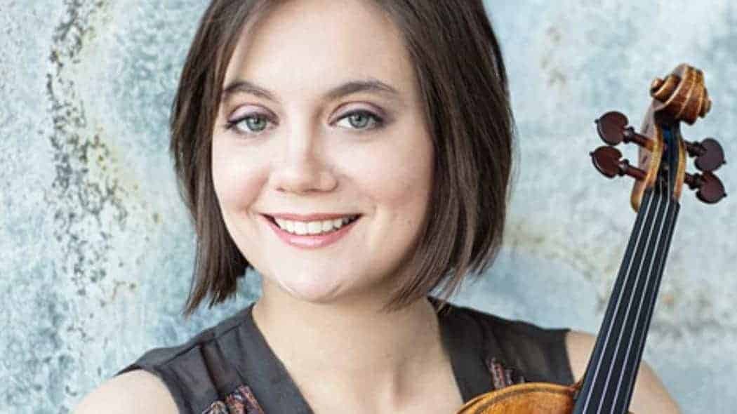 Violinist Francesca Anderegg will perform at Bard College at Simon's Rock. Press photo courtesy of the college