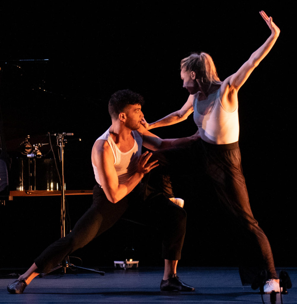 Sarah Mearns, principal in New York city Ballet, performs to Gershwin on live piano at Jacob's Pillow Dance Festival. Press photo courtesy of the Pillow