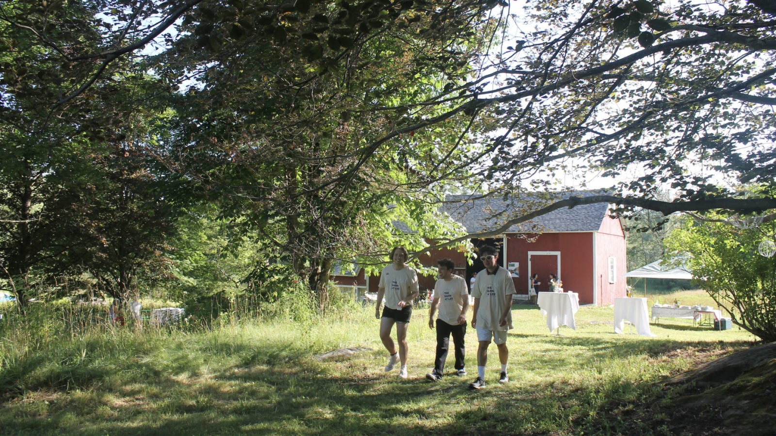 The Barn @ Lee holds an open house for artists in residence on a sunny day. Press photo courtesy of the Barn