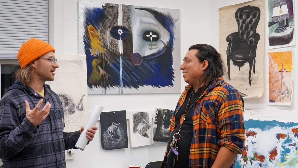 Artists in residence show their work in progress at Mass MoCA. Press photo courtesy of Mass MoCA