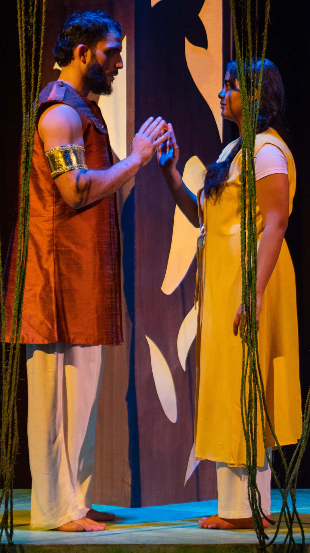 Saumya Shinde and Jonas Echeandia perform in Shakuntala: A Remix. Press photo courtesy of the '62 Center at Williams College