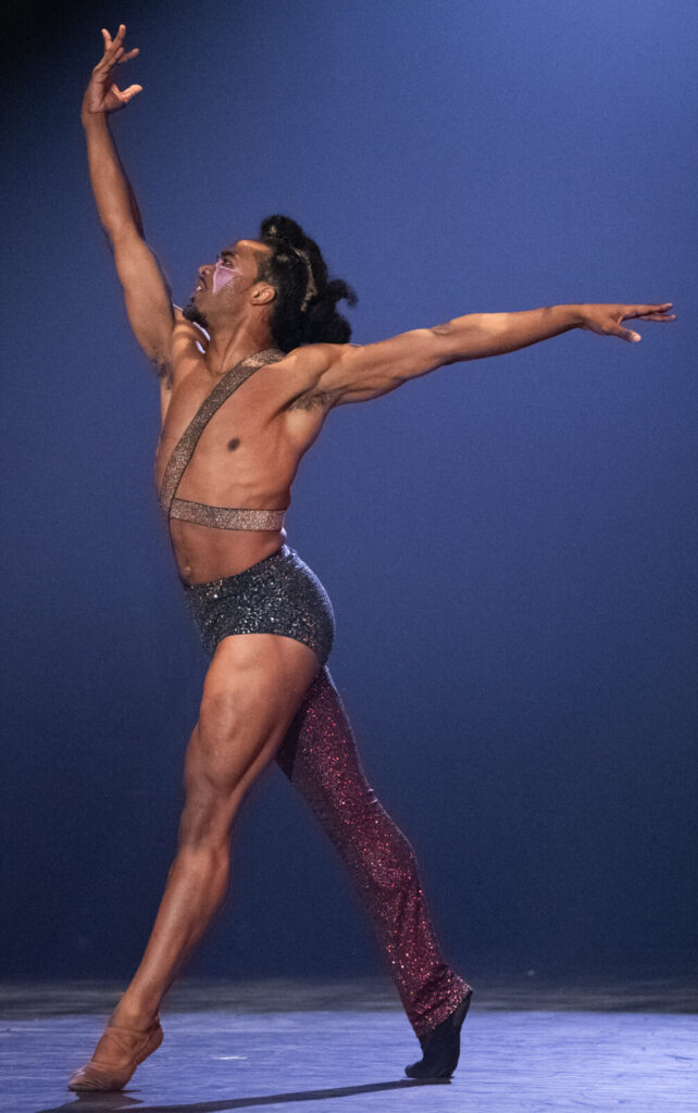 Joe González performs in Star Dust with Complexions Contemporary Ballet. Press photo courtesy of Jacob's Pillow Dance Festival.