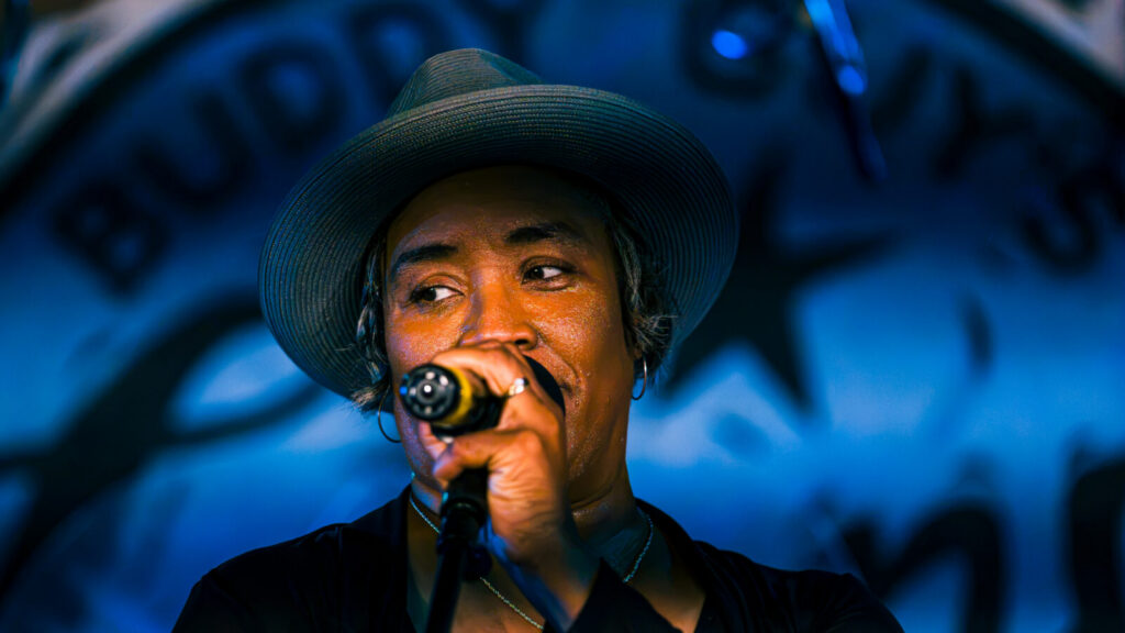Gina Coleman performs at Buddy Guy's legendary blues club in Chicago. Photo courtesy of the artist